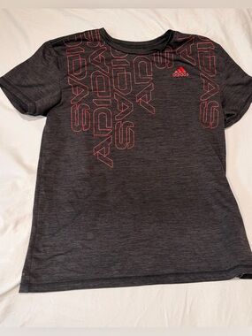 Adidas Kids' Wicking Athletic Tee - 14/16 Husky